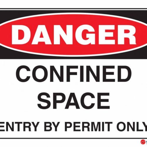 ACM Danger Sign - Confined Space - Vanguard NZ