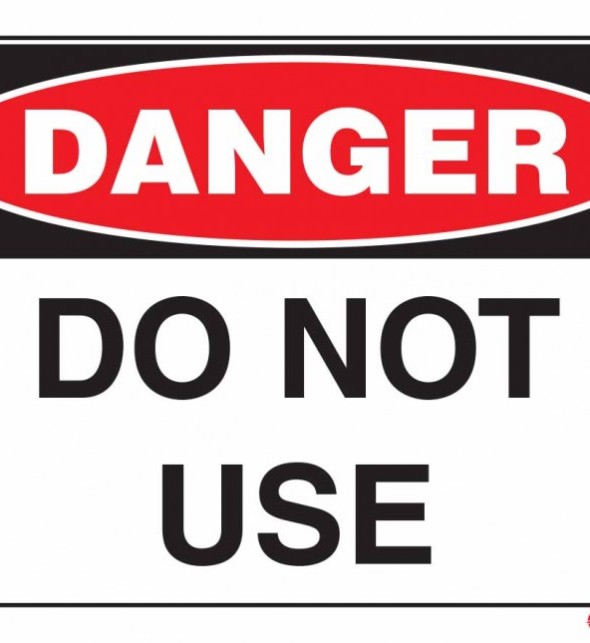 ACM Danger Sign - Do Not Use - Vanguard NZ