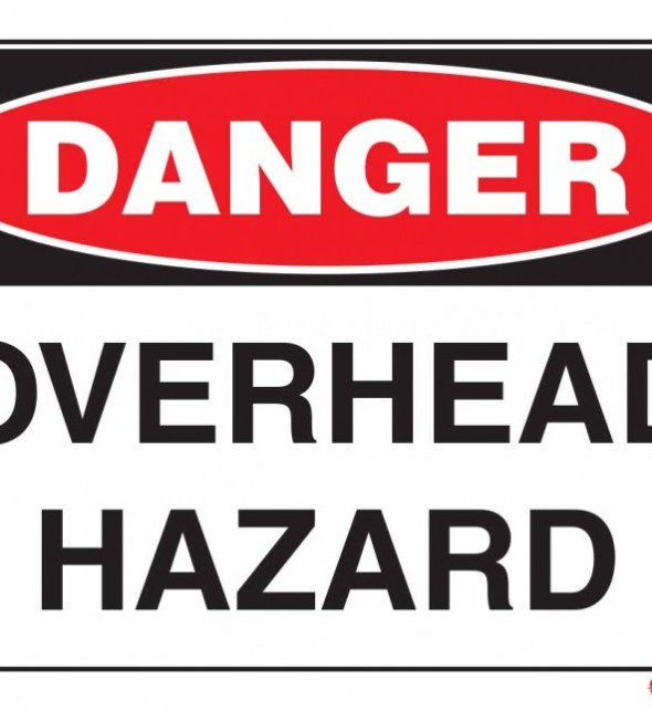 ACM Danger Sign - Overhead Hazard - Vanguard NZ