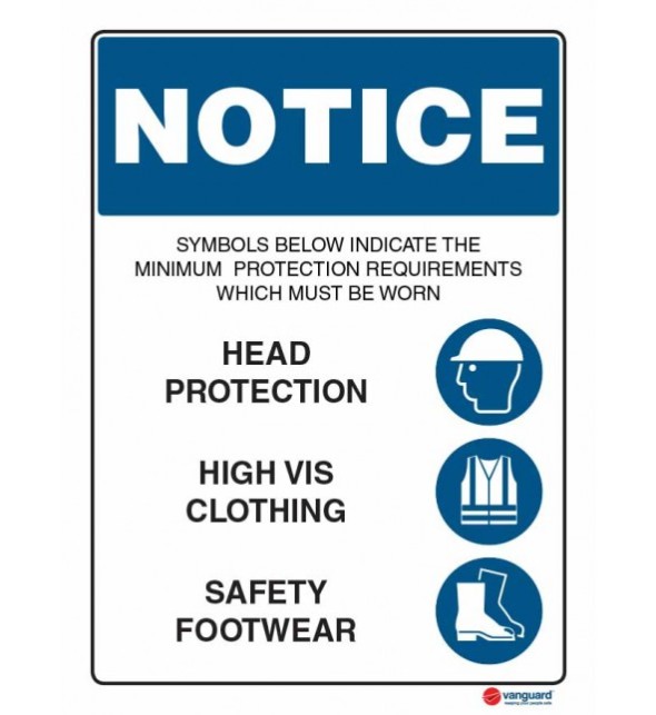 ACM Multi Message Sign - Head Protection, High Vis Clothing, Safety ...