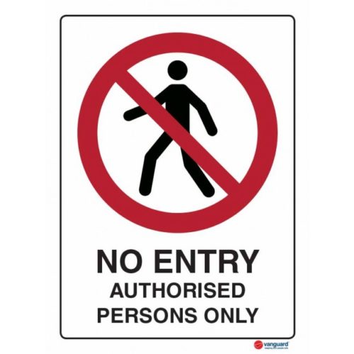 ACM Sign - No Entry - Vanguard NZ