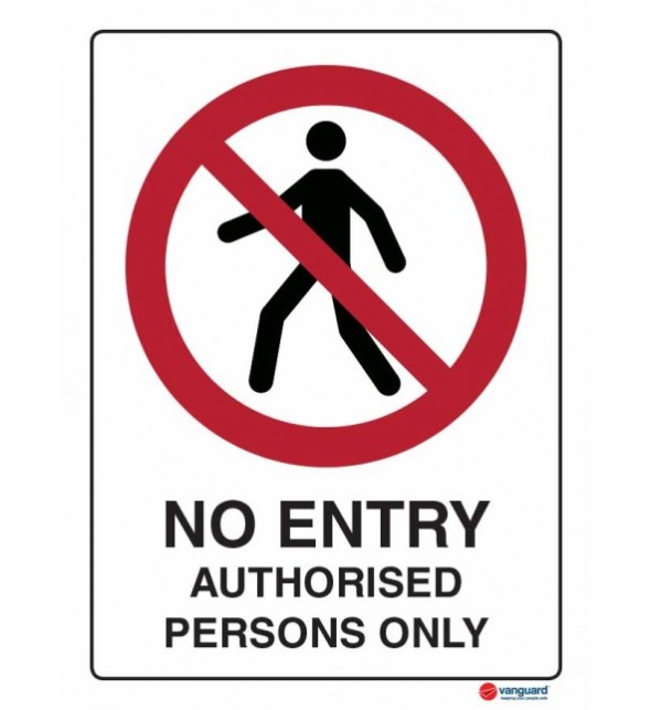 ACM Sign - No Entry - Vanguard NZ