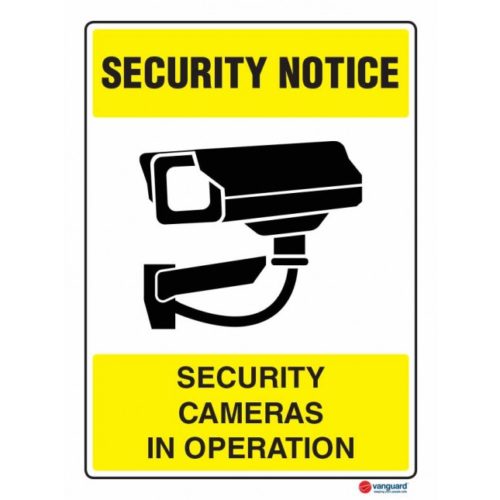 ACM Security Notice Sign - Video Surveillance - Vanguard NZ