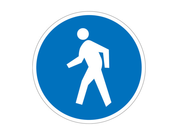 Sign - Pedestrians