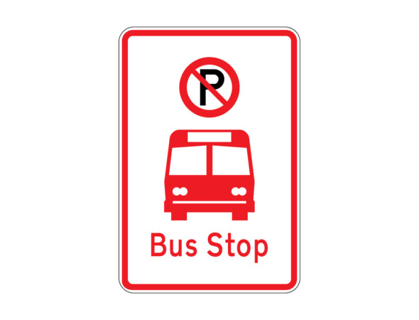 Sign - Bus Stop - No Parking